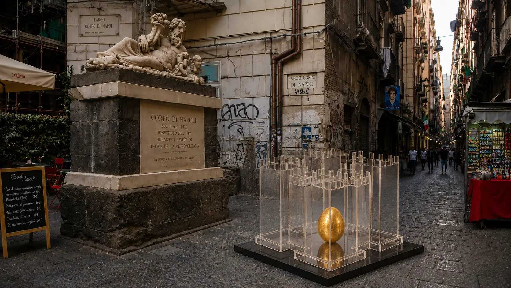 Castel dell’Oro ambientato nel vicolo del Corpo di Napoli