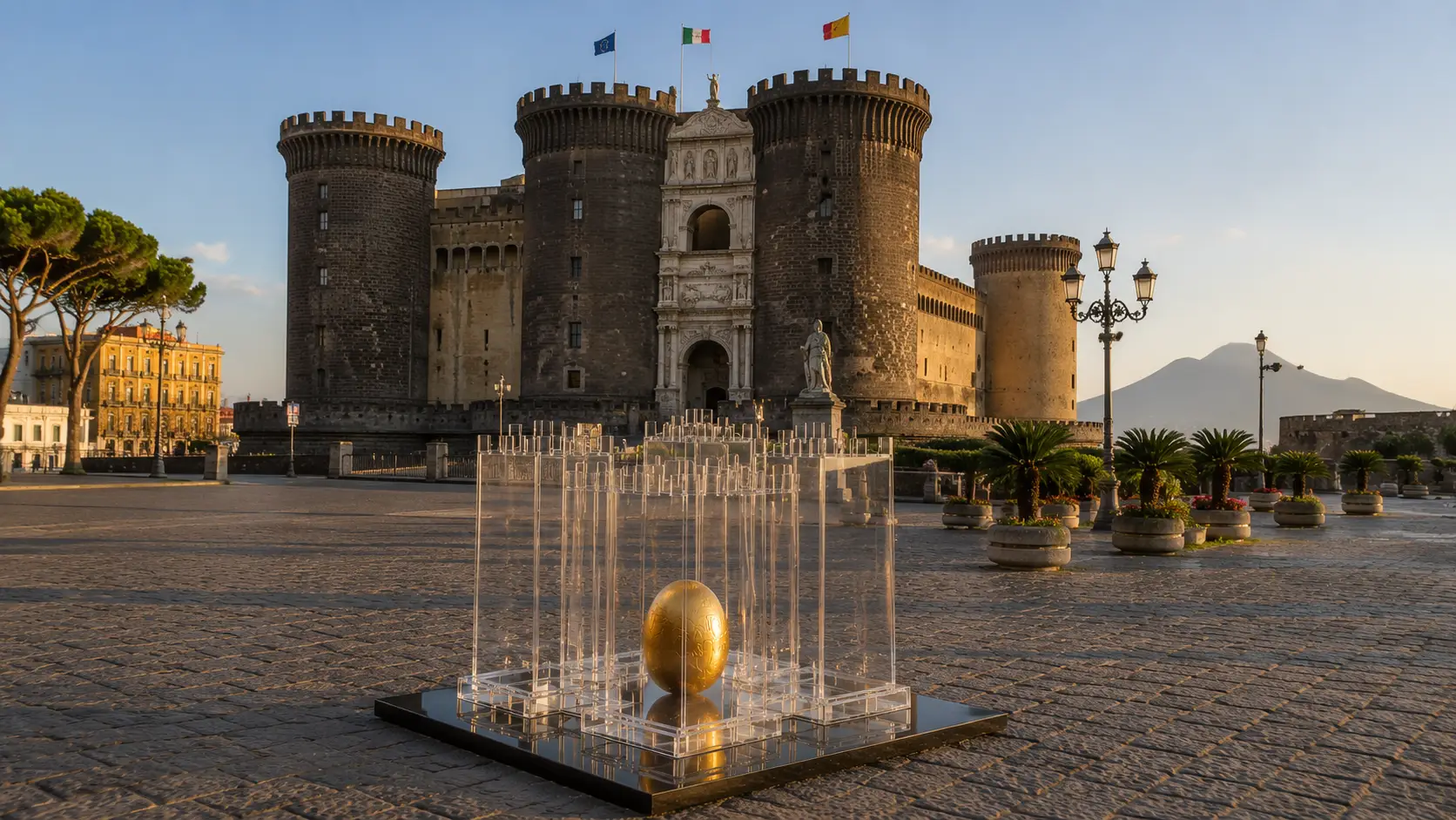 Castel dell’Oro ambientato presso Castel Nuovo, Maschio Angioino