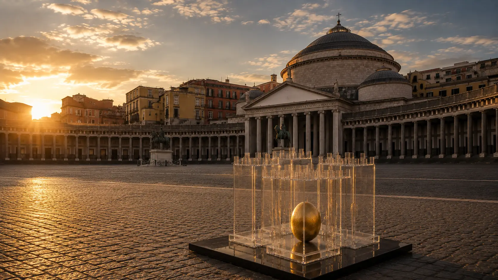 Castel dell’Oro ambientato in Piazza del Plebiscito